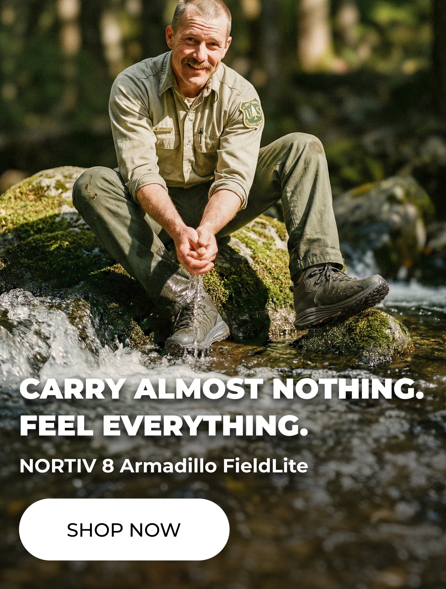 CARRY ALMOST NOTHING. FEEL EVERYTHING.