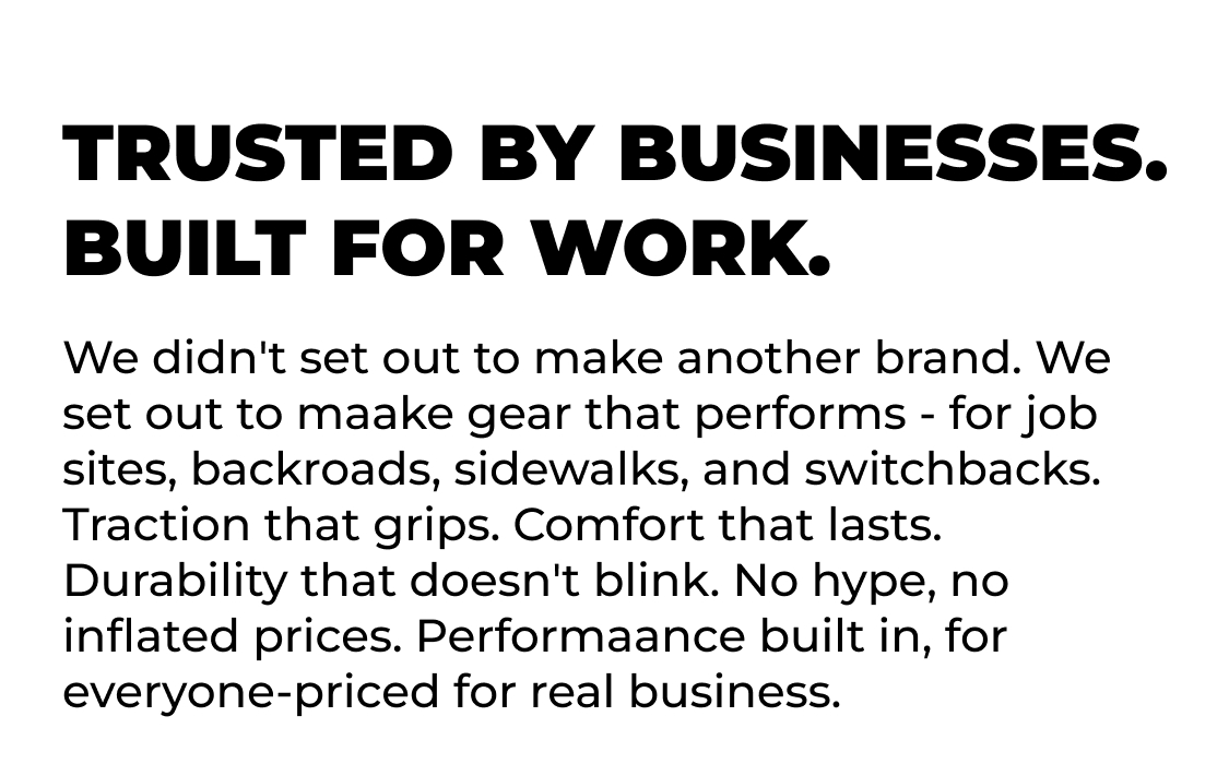 Trusted by businesses. Built for work.