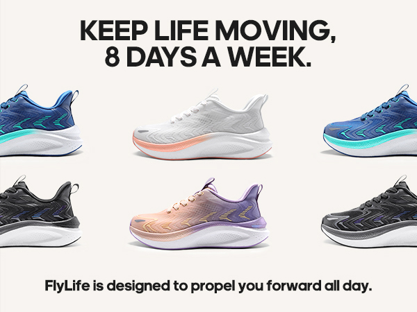FUTURA / NOTU / 50体限定 FlyLife] Women's Breathable Lifestyle Sneakers-nortiv8