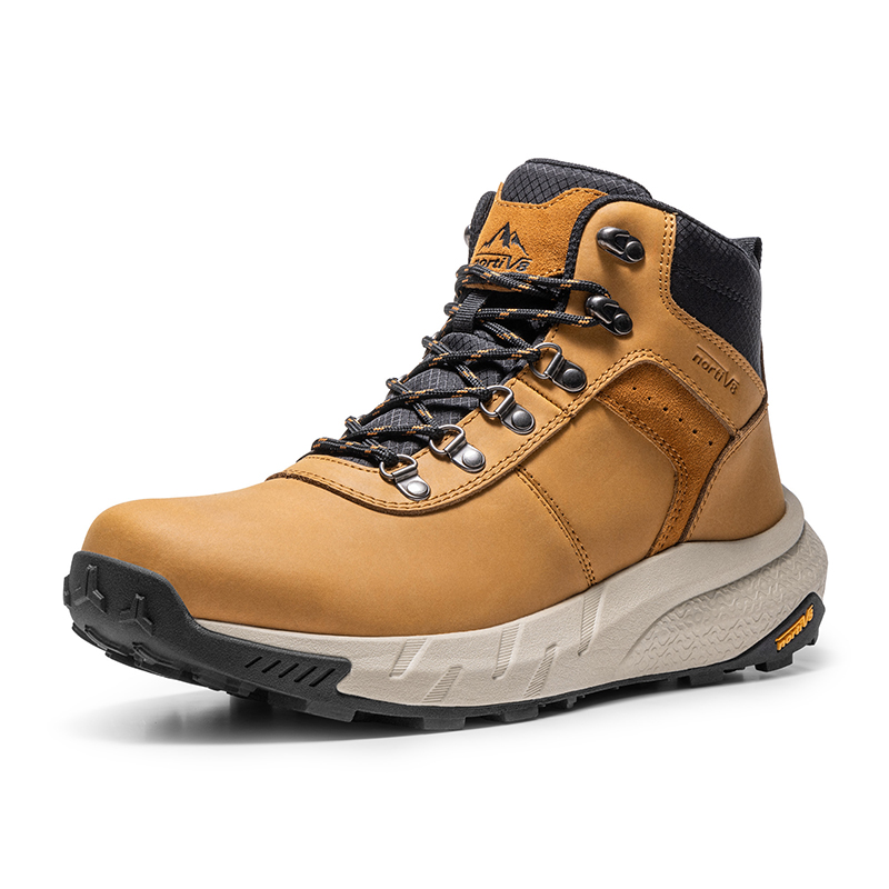 Arch Support Leather & Suede Hiking Boots