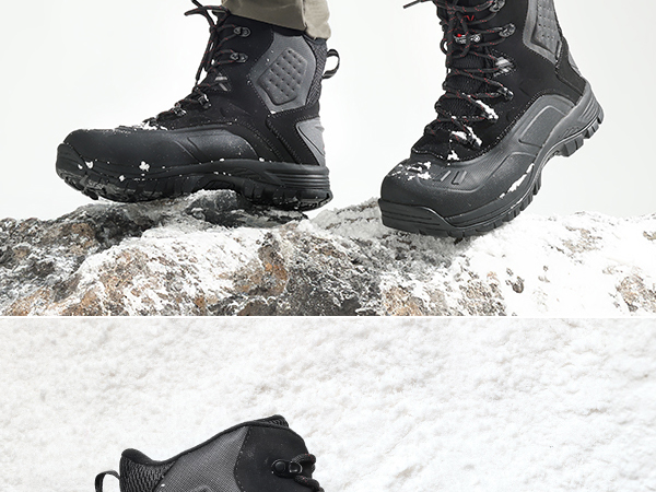 Men's Affordable Waterproof Snow Boots-Nortiv 8