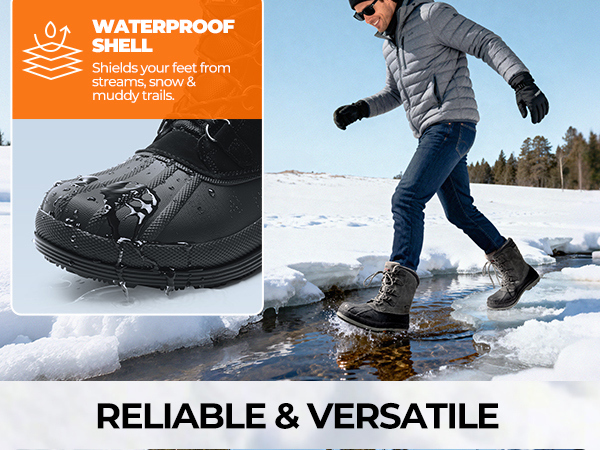 Men's Waterproof Duck Snow Boots-Nortiv8