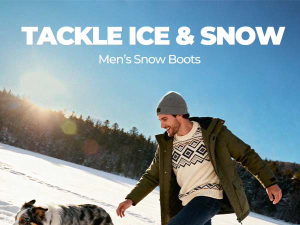 Men's Waterproof Duck Snow Boots-Nortiv8