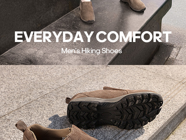 Nortiv8 Outdoor Suede Slip On Hiking Loafers 10 Comfort Gorpcore Sporty Rugged Men main image 2