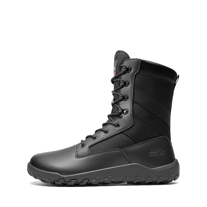 Men's Military & Tactical Boots – Wide Toe, Zero-Drop, Leather