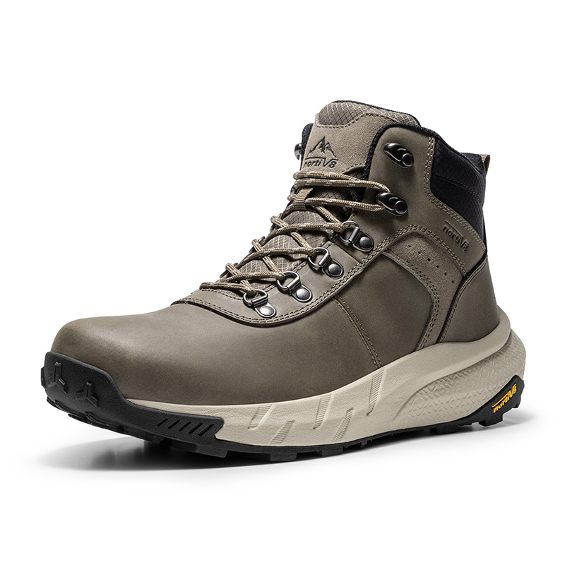 Arch Support Leather & Suede Hiking Boots