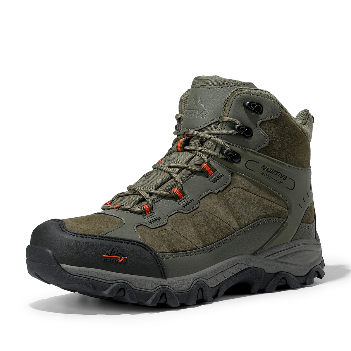 Men's Waterproof Hiking Camping Boots -Nortiv8