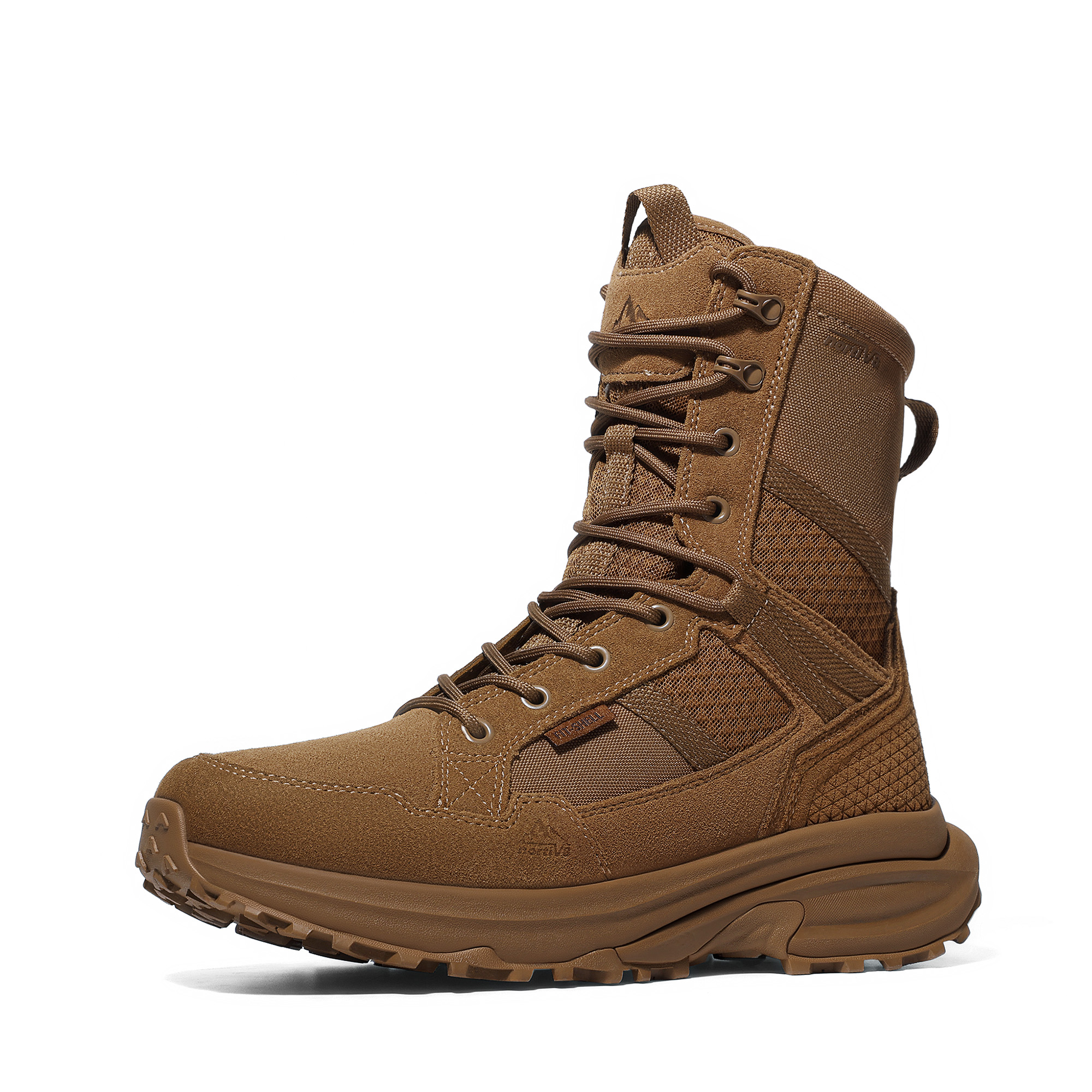 Men's Tactical Military Boots with Side Zip & Rebound Cushioning