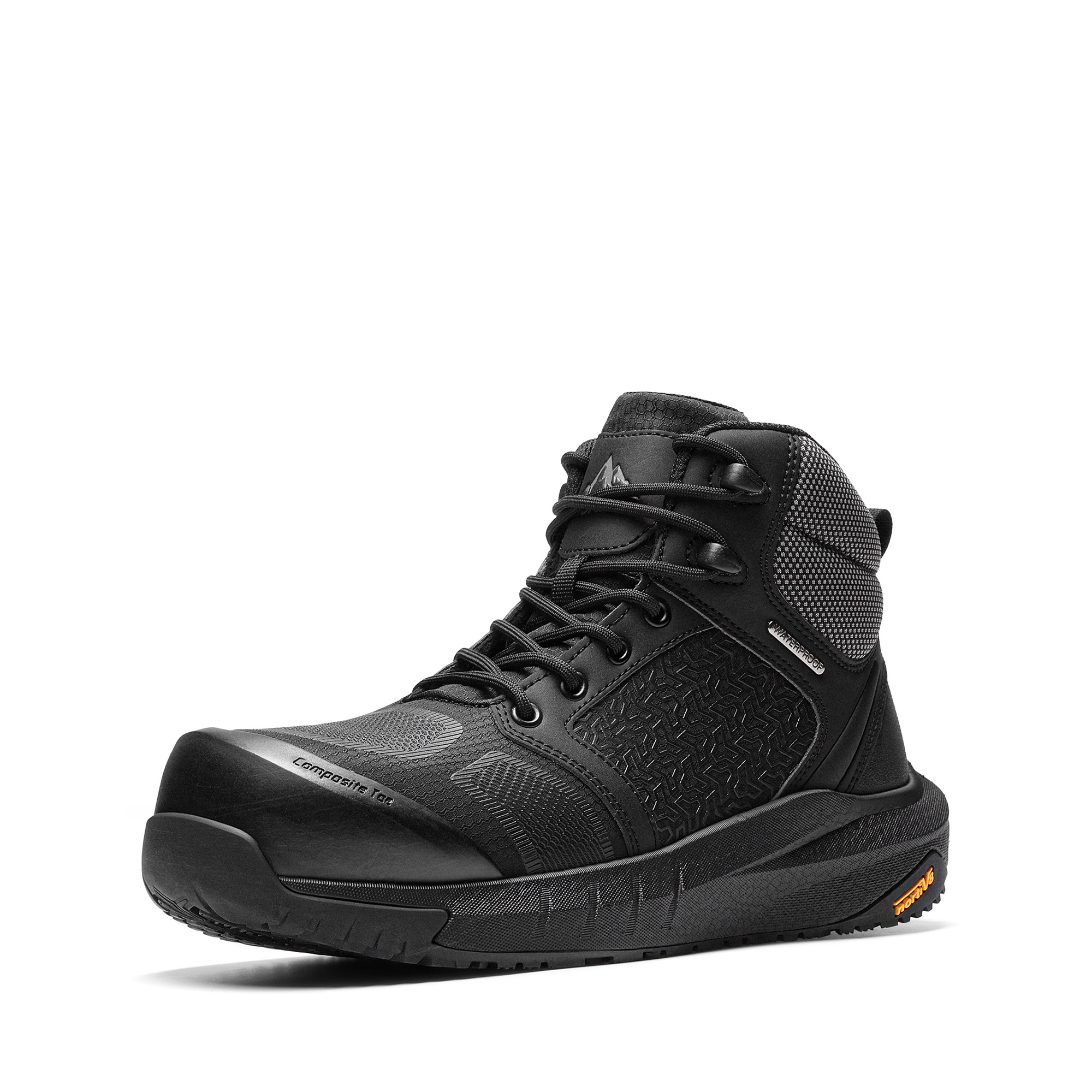 NAO Men's WorkNano Composite Toe Work Boots - Ultra Lightweight | NORTIV 8