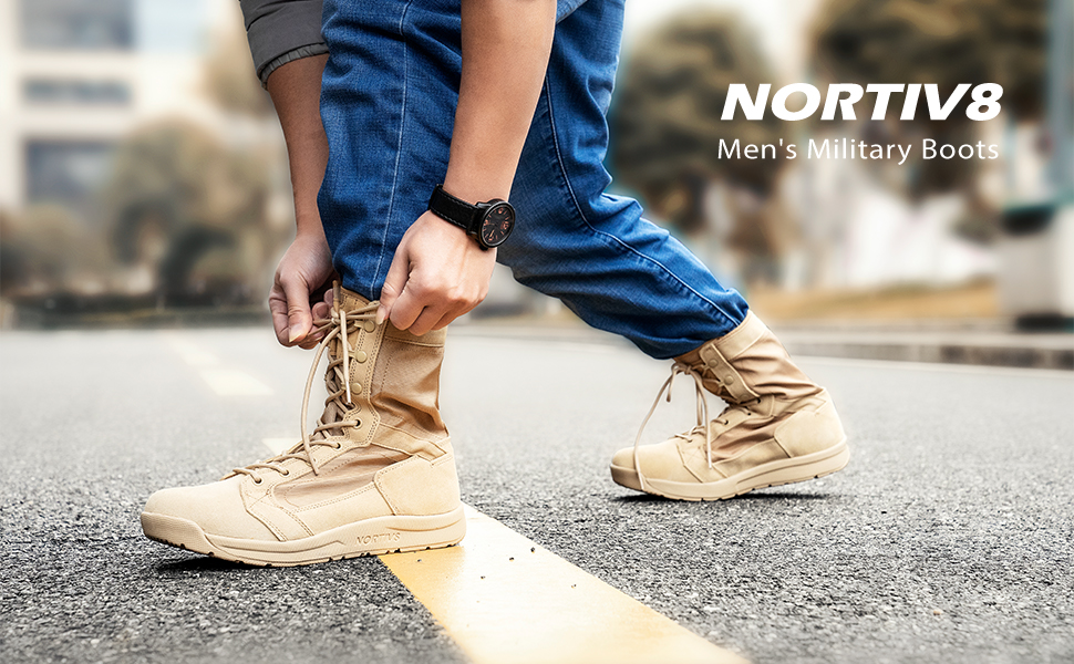High Top Tactical Boots | Men display picture 2