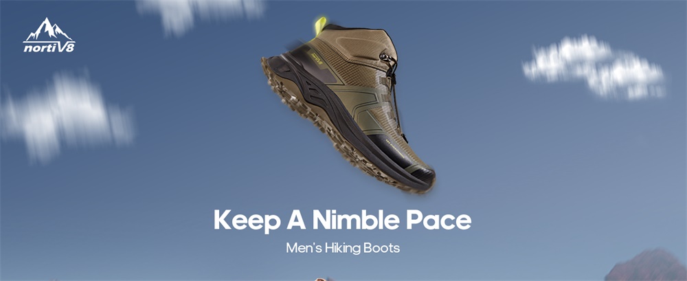 Men's Summer Lightweight Hiking Boots -Nortiv 8