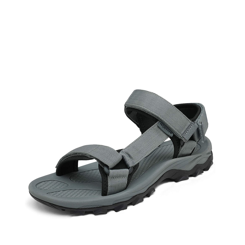新品未使用　THE CONVENI NFRGMT SANDALS  28cm 08:47--Dark_Grey_Black.jpg