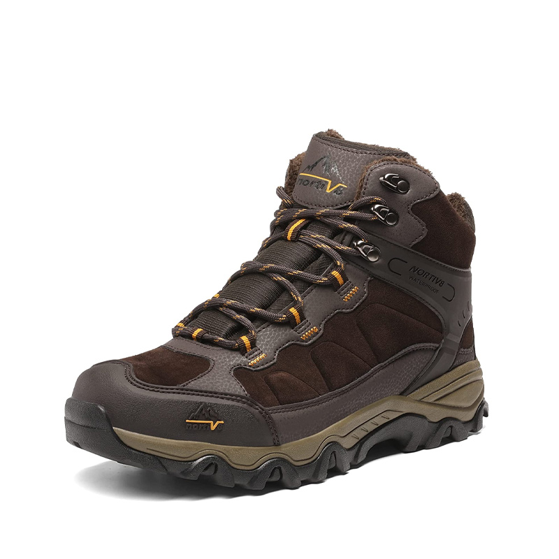 Men's Waterproof Winter Hiking Boots-Nortiv 8