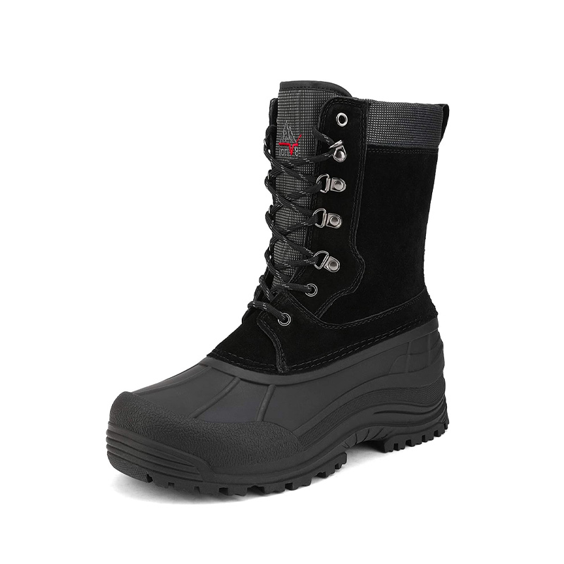 Men's Insulated High-Top Waterproof Snow Boots