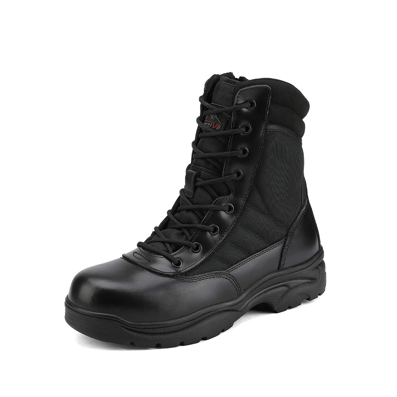 Nortiv8 Mens Trooper Steel Toe Tactical Work Boots Black Side Zip Size 10 US Amazon.com: NORTIV 8 Men main image 4