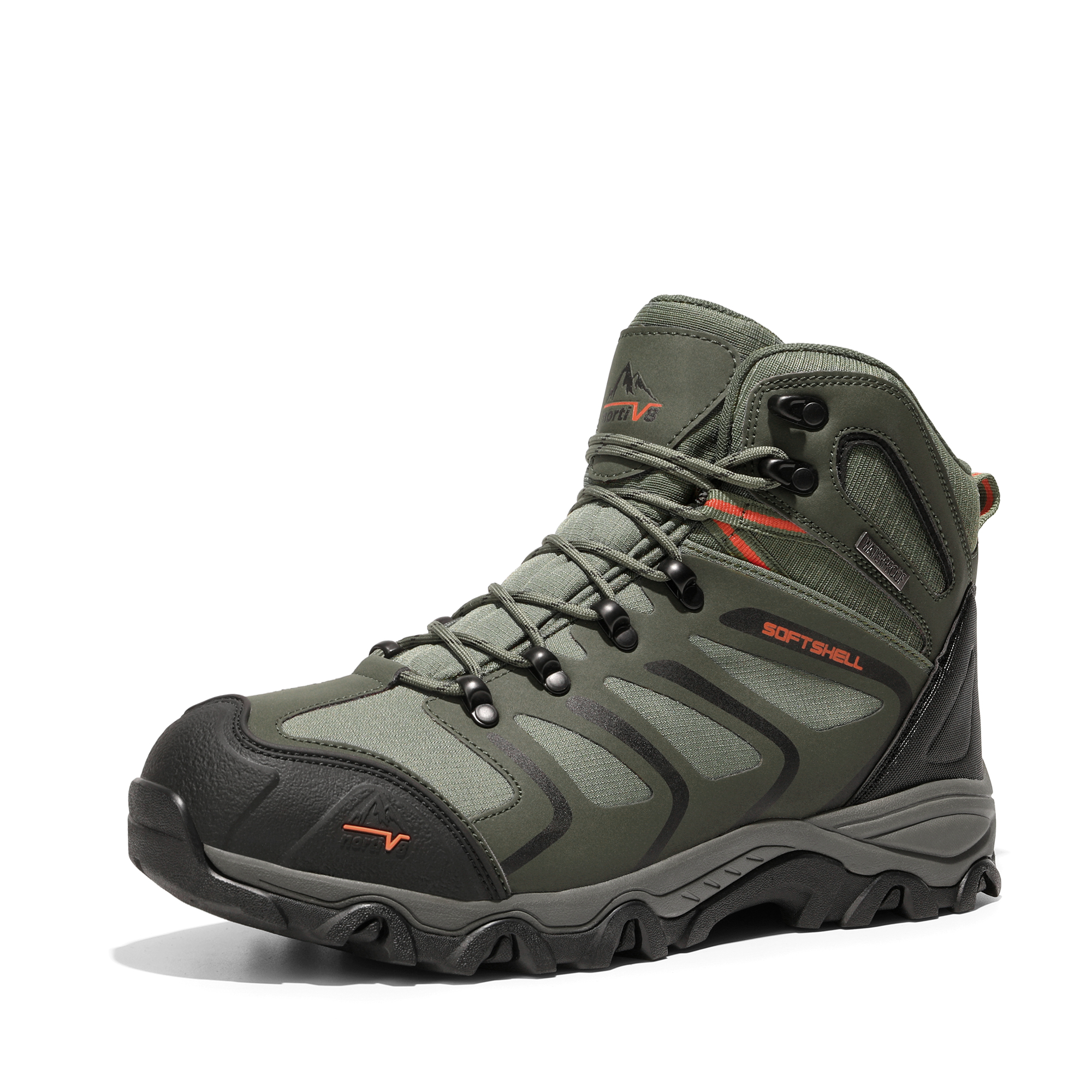 Nortiv Steel Toe Boots Durtebeua Men's Waterproof Hiking Boots
