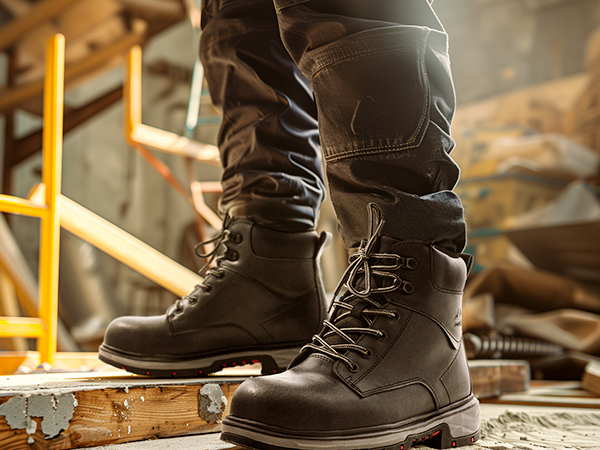 Men's Waterproof Steel Toe Leather Work Boots