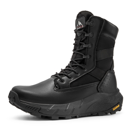 Botas De Senderismo NORTIV 8 NMUMHB2505 Impermeables De Cuero Para Hombre Color Negro