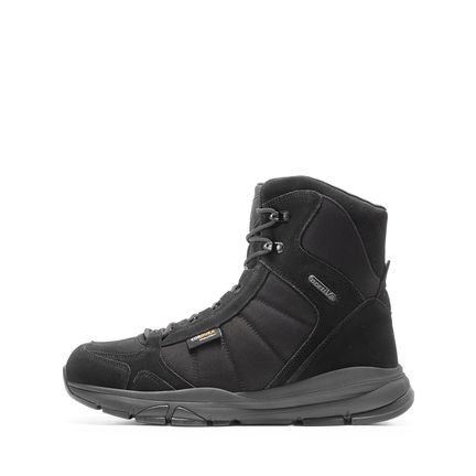 Men's Black Suede Boots-NORTIV 8