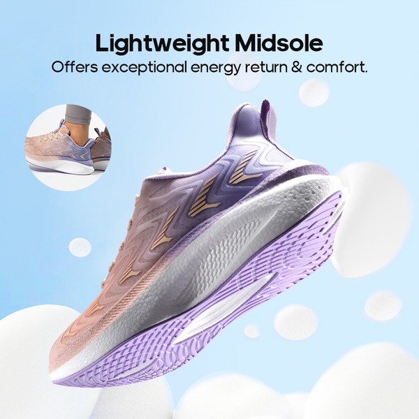 [FlyLife] Women's Breathable Lifestyle Sneakers - PINK - 1