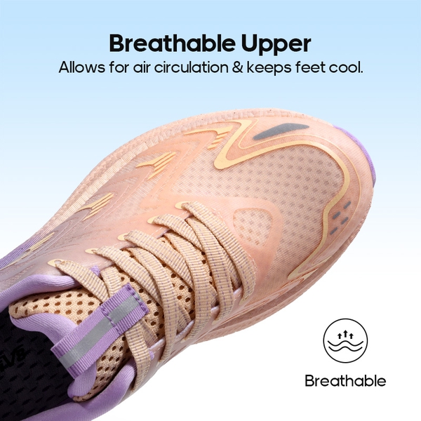 [FlyLife] Women's Breathable Lifestyle Sneakers - PINK - 2