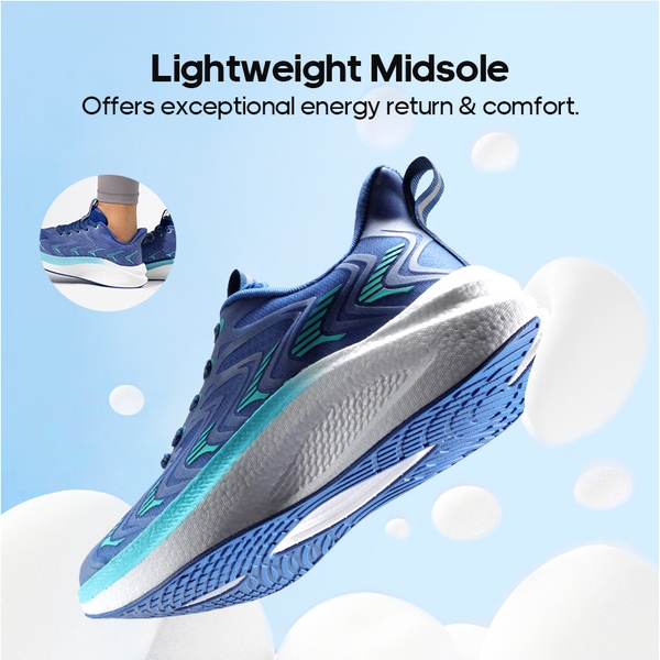 [FlyLife] Women's Breathable Lifestyle Sneakers - BLUE - 1