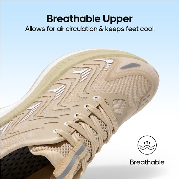 [FlyLife] Women's Breathable Lifestyle Sneakers - APRICOT - 2
