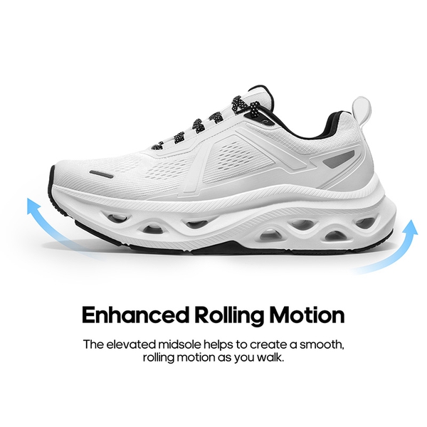 [MovePropel] Men's Comfortable Running & Jogging Shoes - WHITE - 4