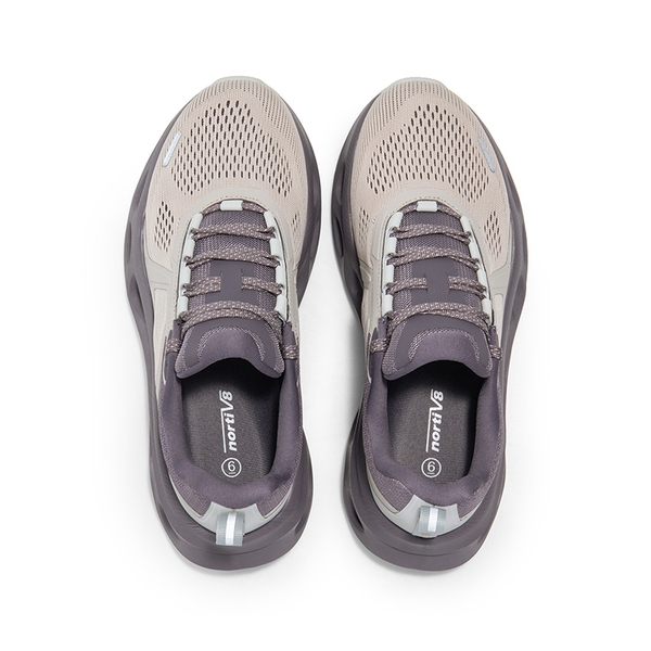 [MovePropel] Women's Comfortable Lifestyle Sneakers - GREY PINK/PURPLE - 4