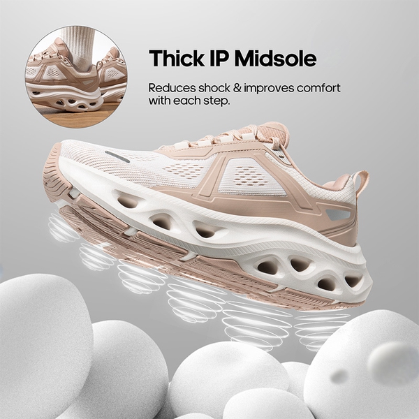 [MovePropel] Women's Comfortable Lifestyle Sneakers - NUDE PINK - 1