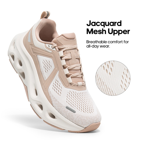 [MovePropel] Women's Comfortable Lifestyle Sneakers - NUDE PINK - 6