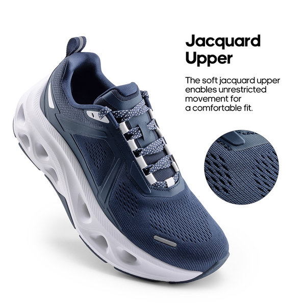 [MovePropel] Men's Comfortable Running & Jogging Shoes - DARK BLUE - 4