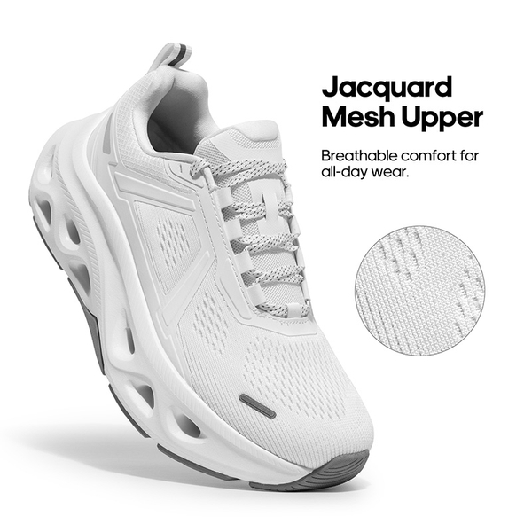 [MovePropel] Women's Comfortable Lifestyle Sneakers - WHITE - 6