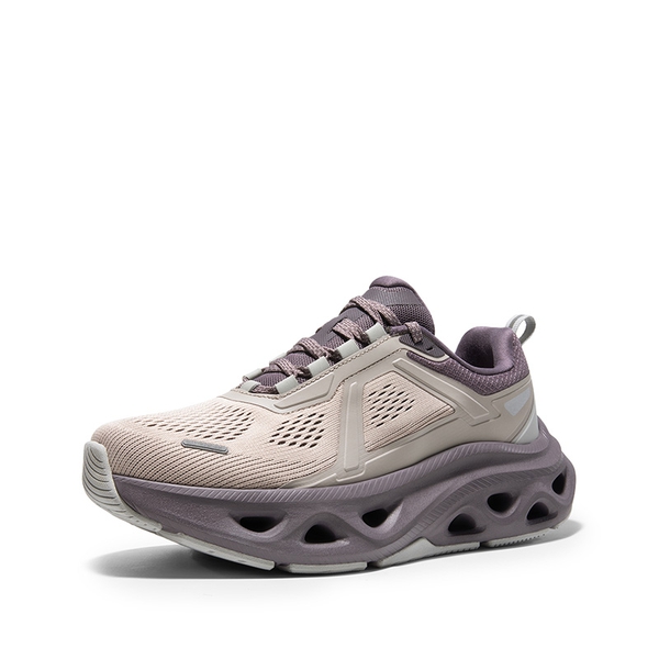 [MovePropel] Women's Comfortable Lifestyle Sneakers - GREY PINK/PURPLE -  0