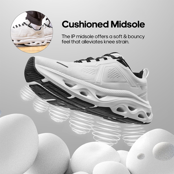 [MovePropel] Men's Comfortable Running & Jogging Shoes - WHITE - 3