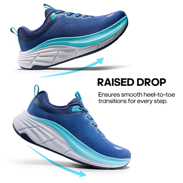 [ActiveBreeze] Women's Comfortable Mesh Running Shoes - BLUE - 9