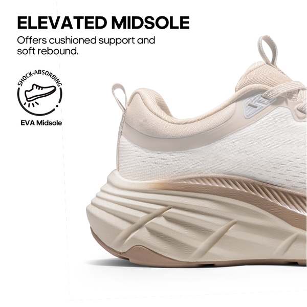 [ActiveBreeze] Women's Comfortable Mesh Running Shoes - BEIGE/KHAKI - 2