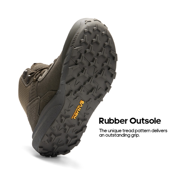 [VaporGuard] Men's Waterproof Military Tactical Work Boots - COFFEE - 4