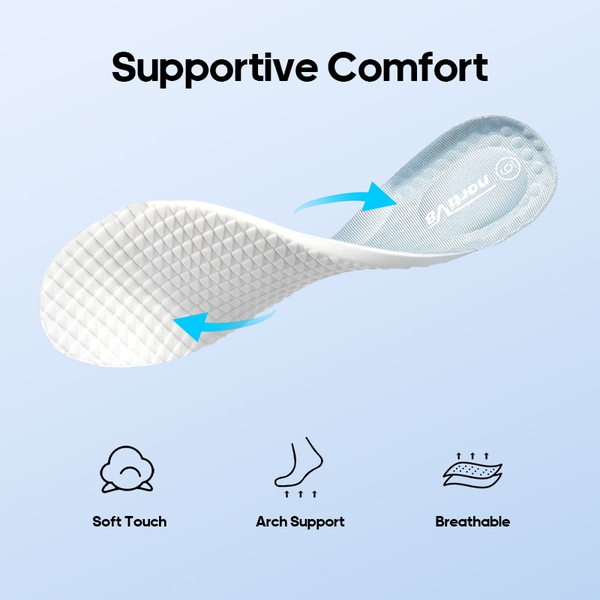 Women's Slip on Walking Shoes - LIGHT BLUE - 2