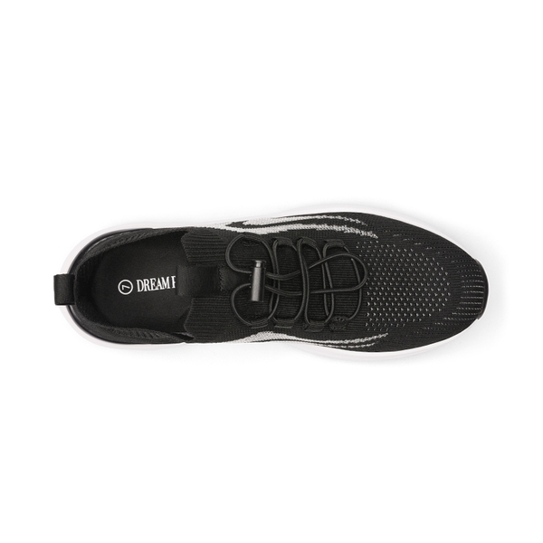 Women's Walking Sneakers - BLACK - 1