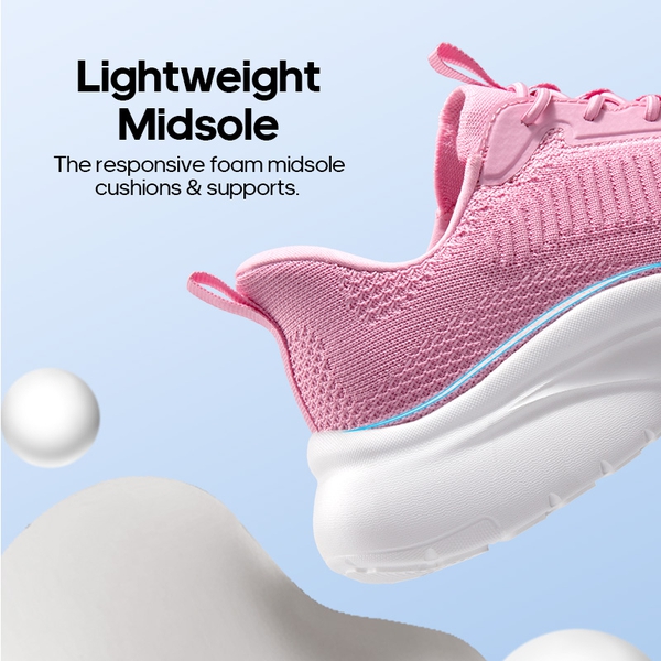 Women's Slip on Walking Shoes - PINK - 3