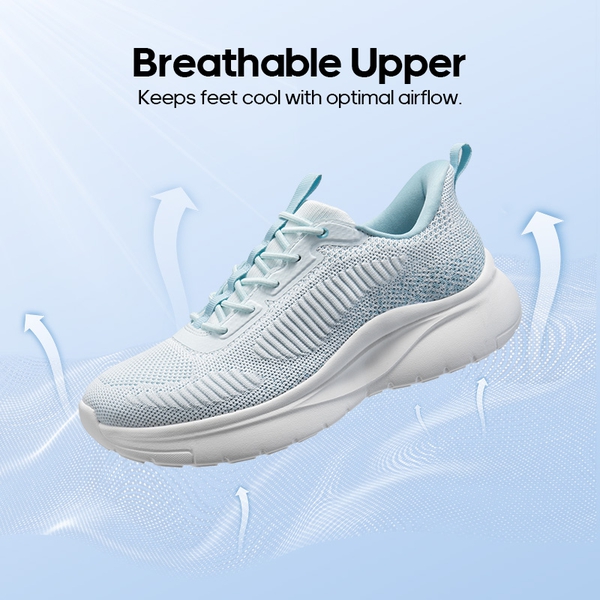 Women's Slip on Walking Shoes - LIGHT BLUE - 4