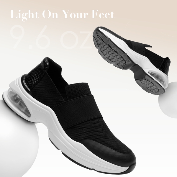 Women’s Comfortable Walking Shoes - BLACK - 3