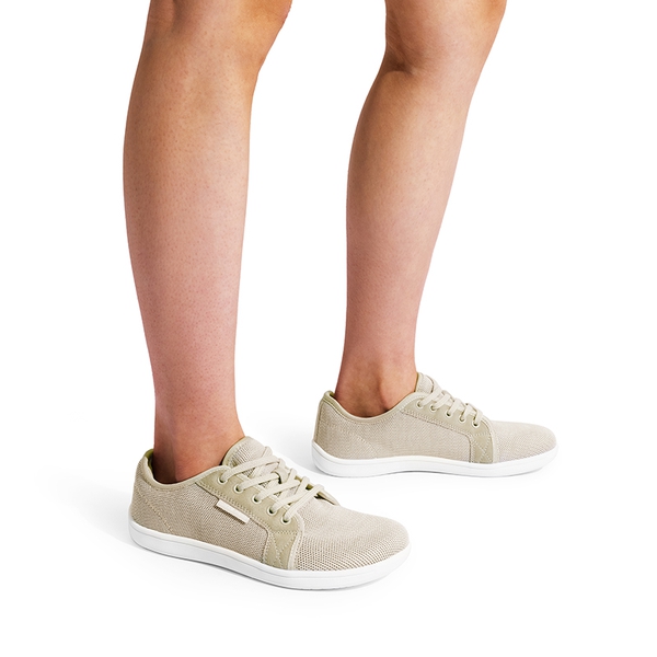 Women's Barefoot Walking Sneakers - BEIGE - 6