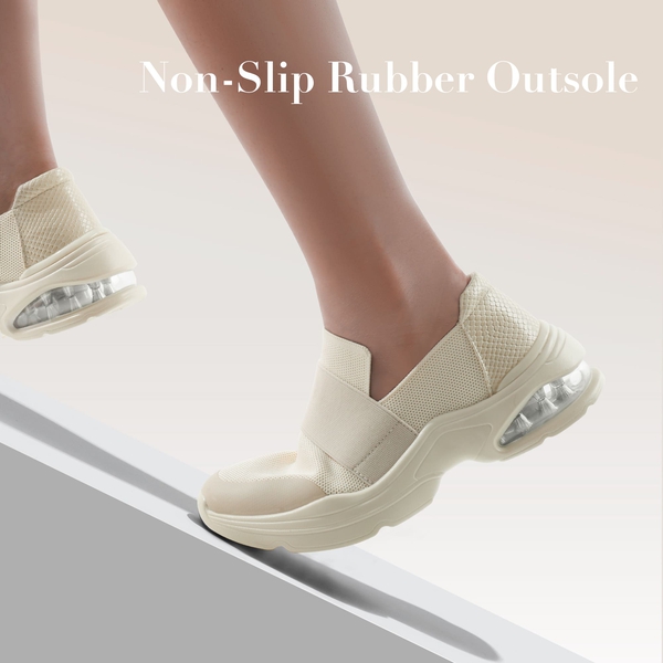 Women’s Comfortable Walking Shoes - BEIGE - 4