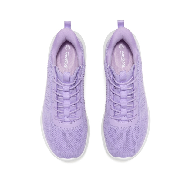 Women's Slip on Walking Shoes - PURPLE - 6