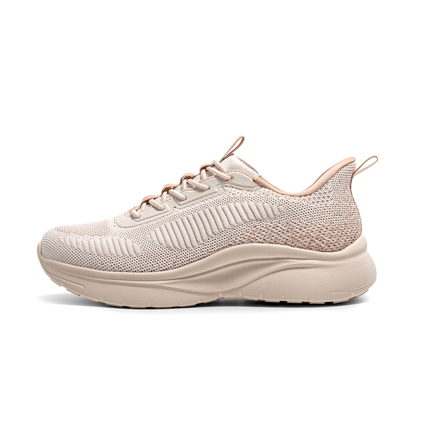 Women's Slip on Walking Shoes - NUDE PINK - 5