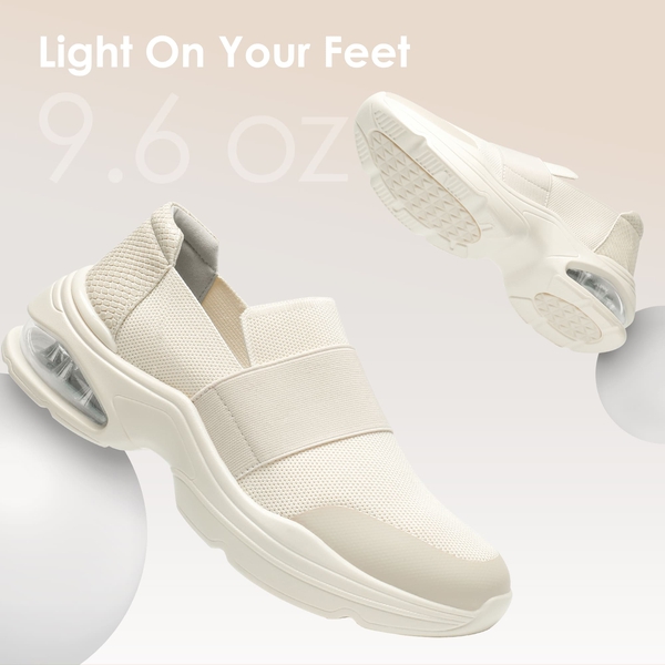 Women’s Comfortable Walking Shoes - BEIGE - 3