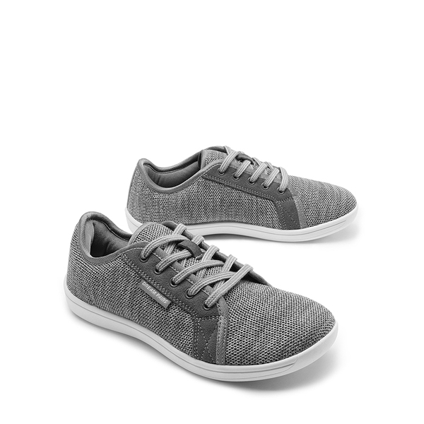 Women's Barefoot Walking Sneakers - GREY - 2