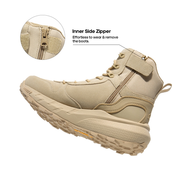 Men's Lightweight Military Tactical Boots - SAND - 3